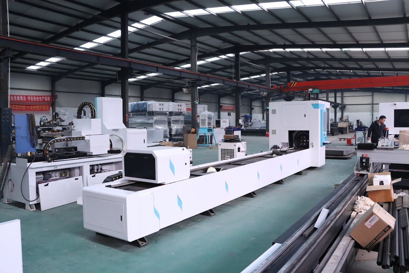 CNC precision manufacturing equipment used by verified export factories on VeraSource