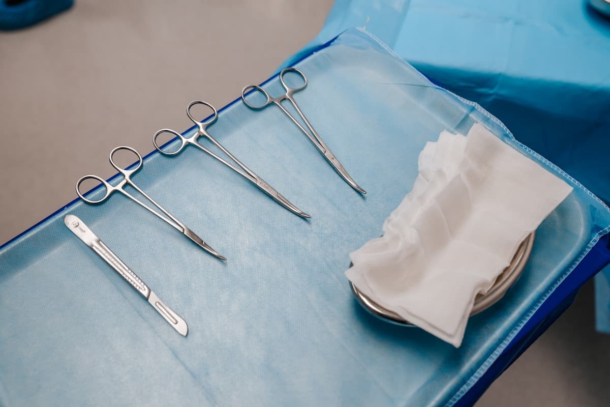 Surgical forceps with a fine serrated tip