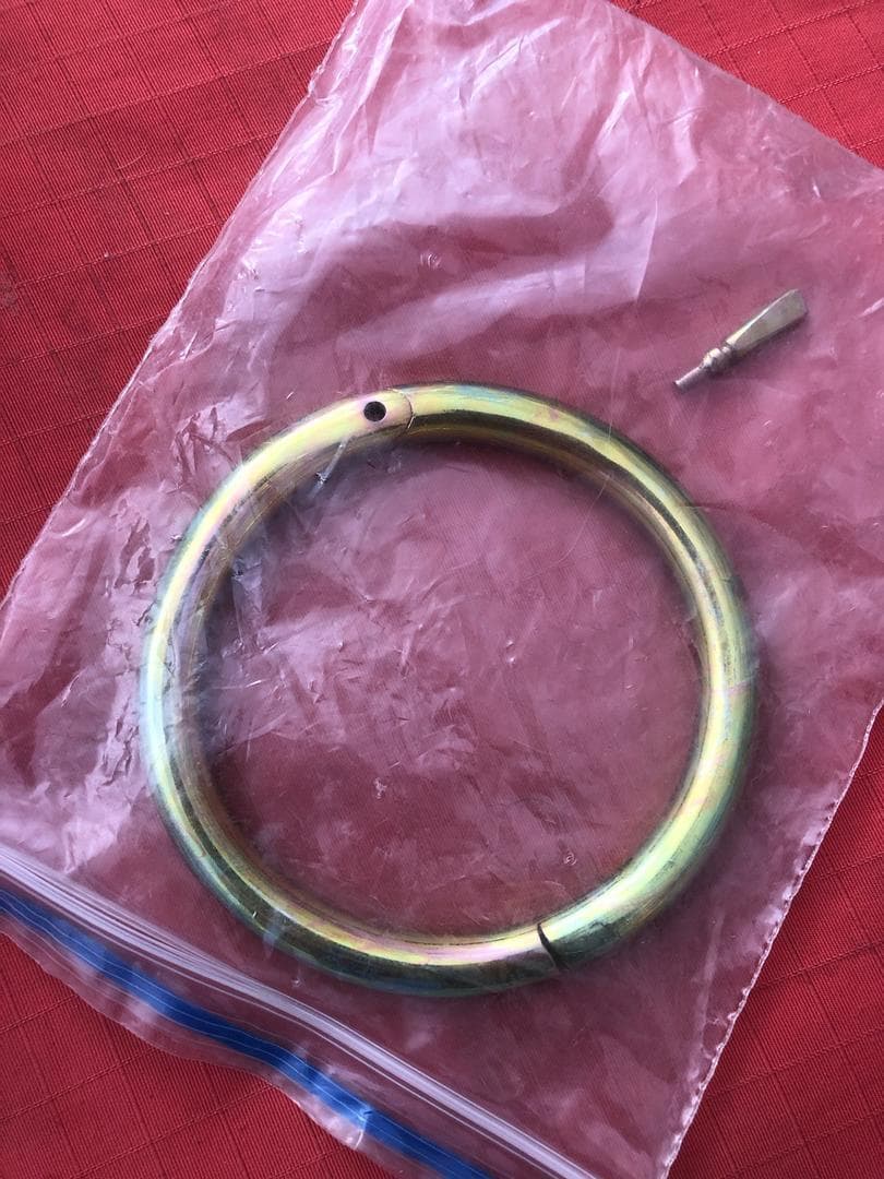 Bull Nose Ring – 3 inch, Self-Piercing