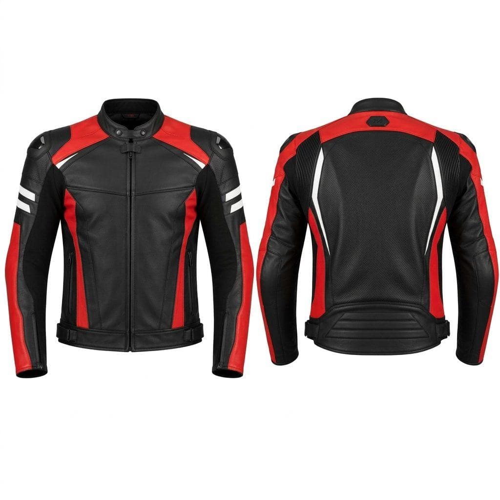 Custom Leather Motorcycle Racing Jacket