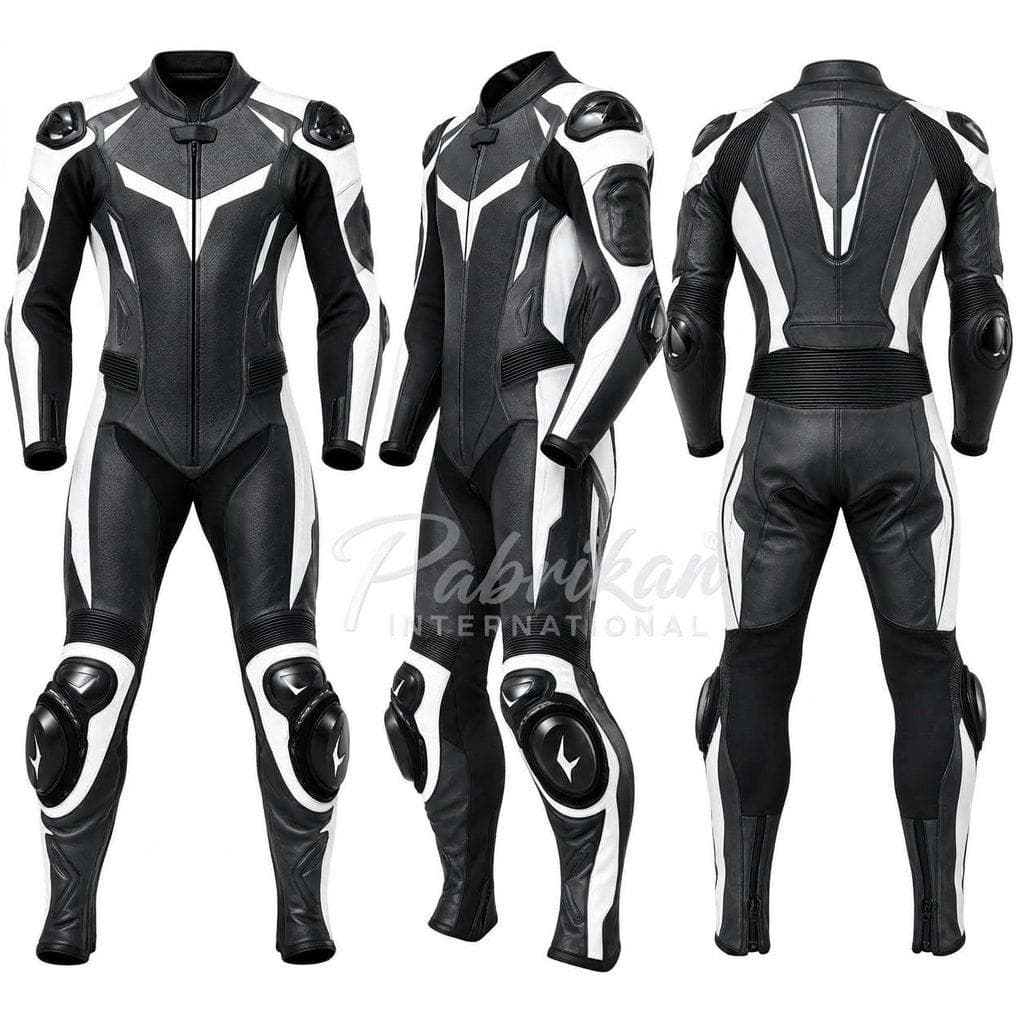 Custom One-Piece Leather Motorcycle Racing Suit
