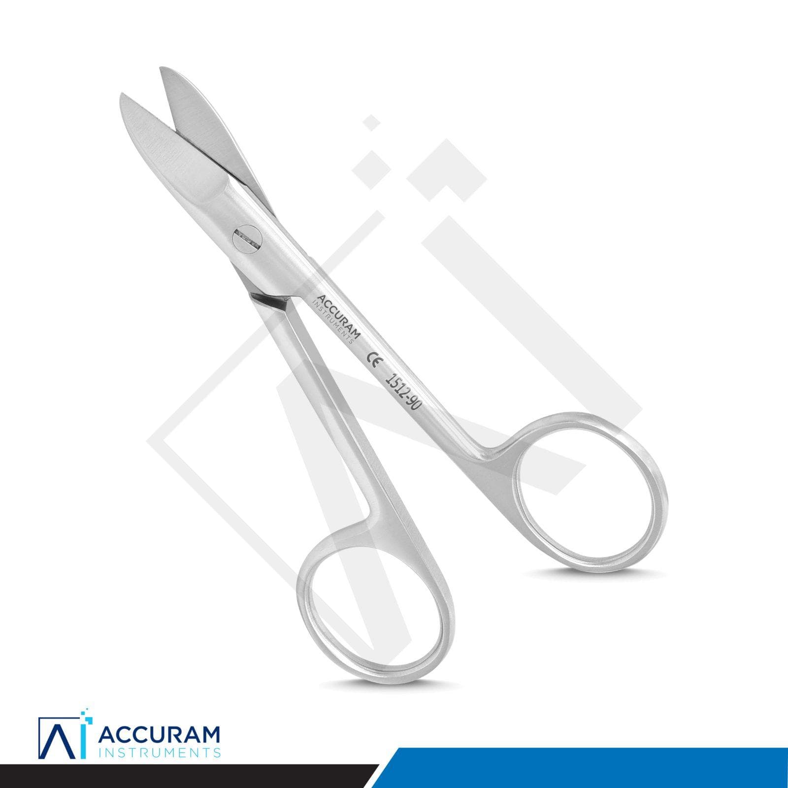Beebee Scissor, 11 cm, Straight, Saw Edge