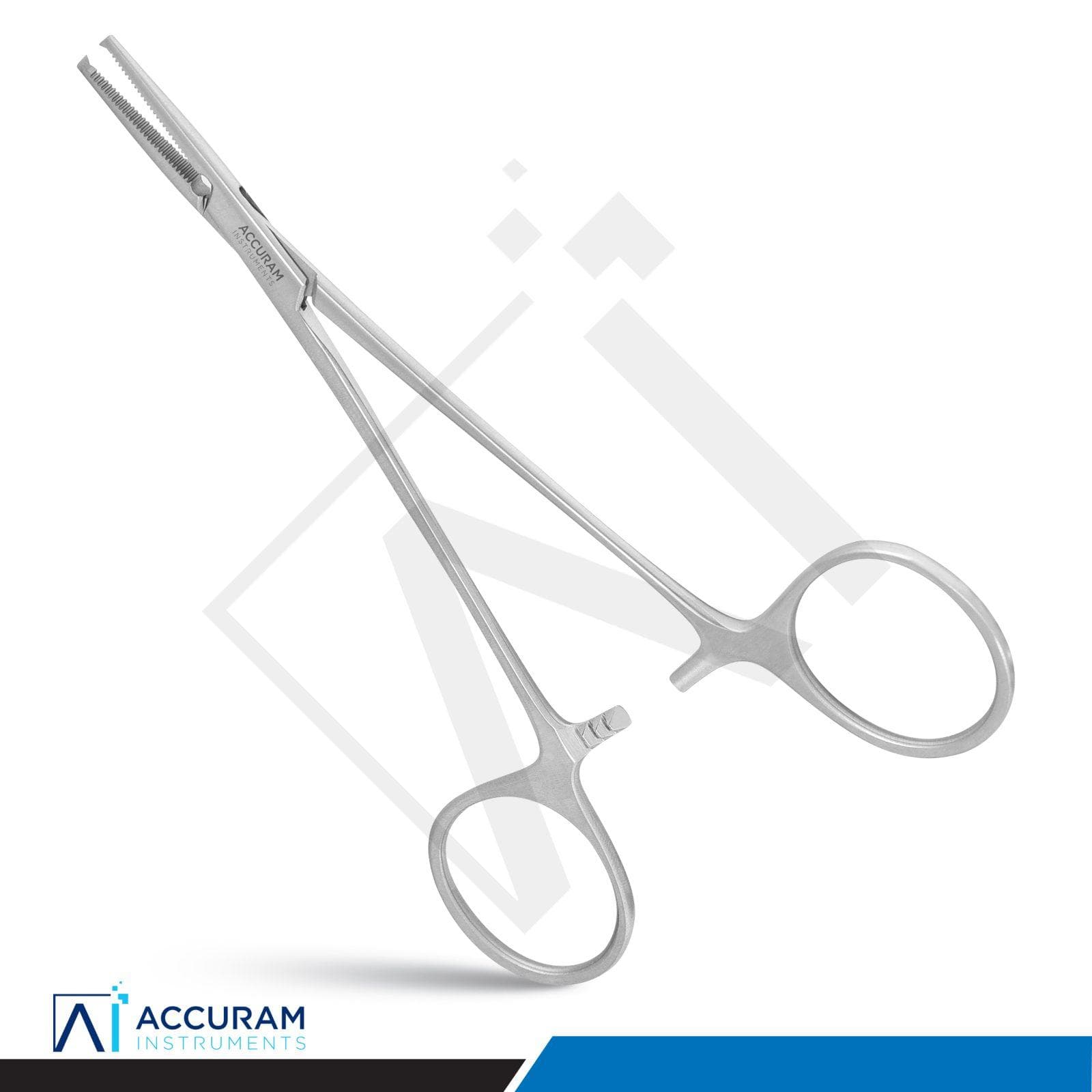 Halstead Mosquito Forceps 1x2 Teeth, Straight, 12.5 cm — Ref. 1517-18
