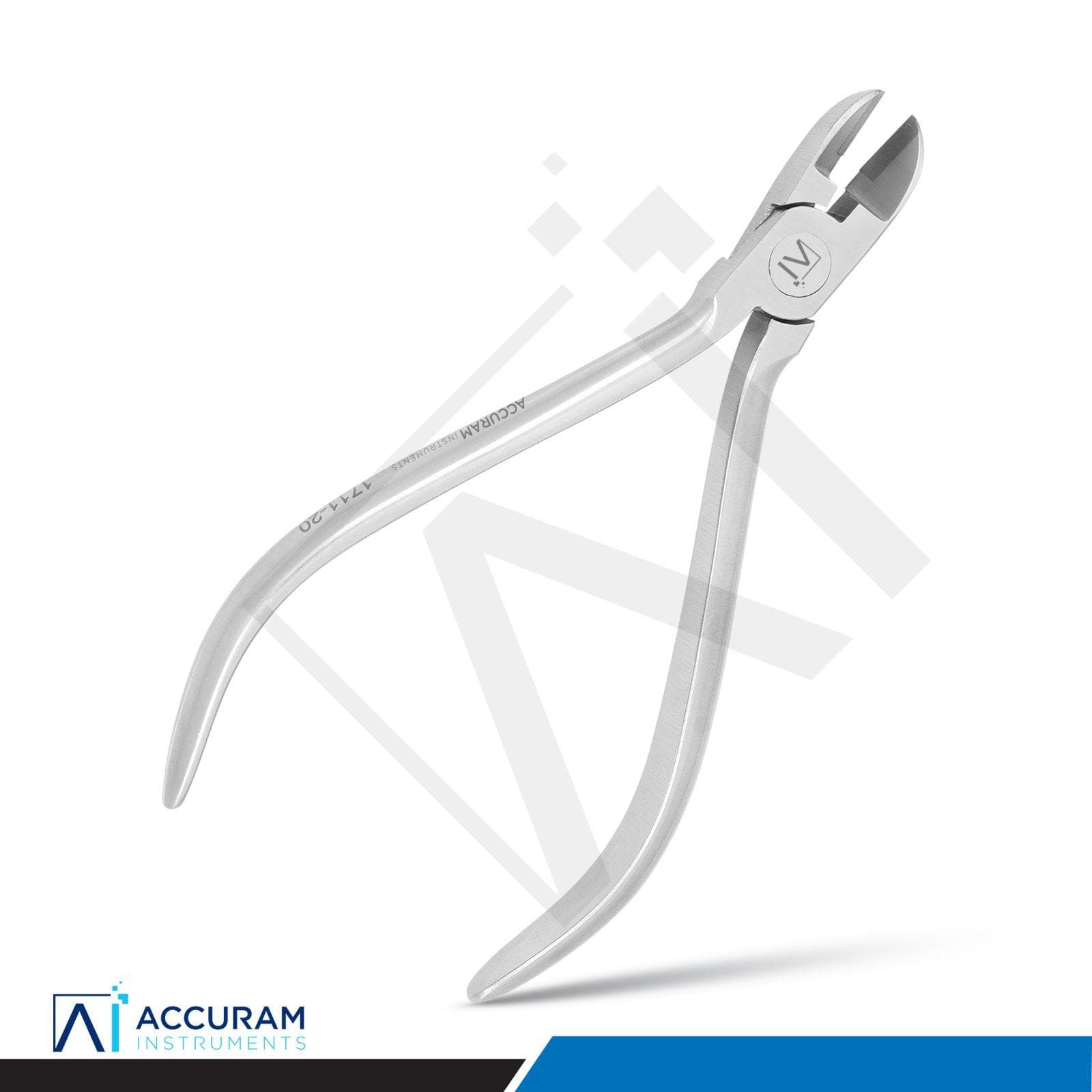 Pin & Ligature Cutter, 7° Angled, 12 cm
