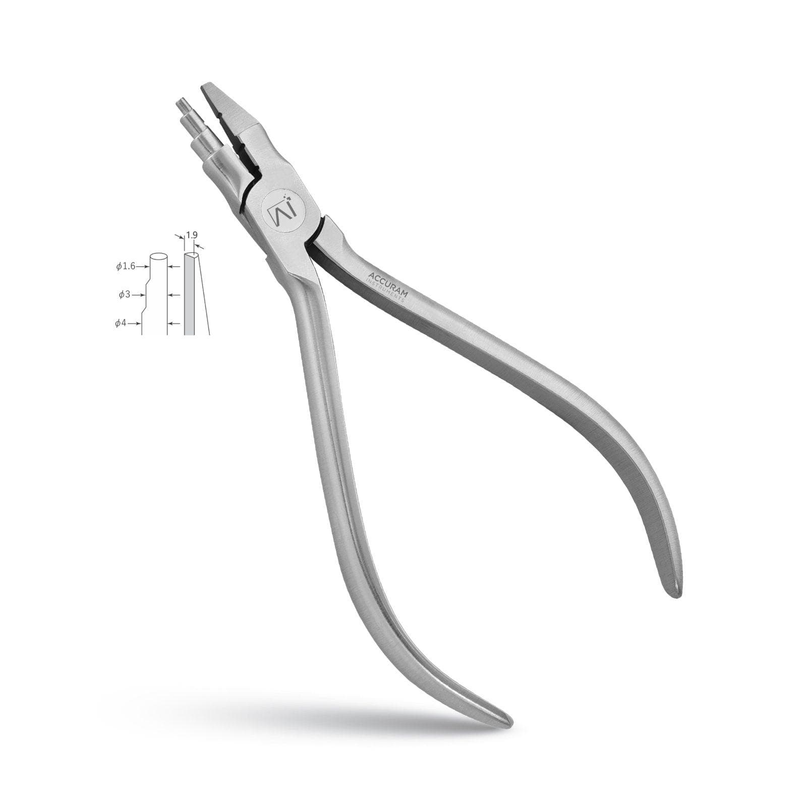 Young Loop Forming Plier, Three Step, 11 cm