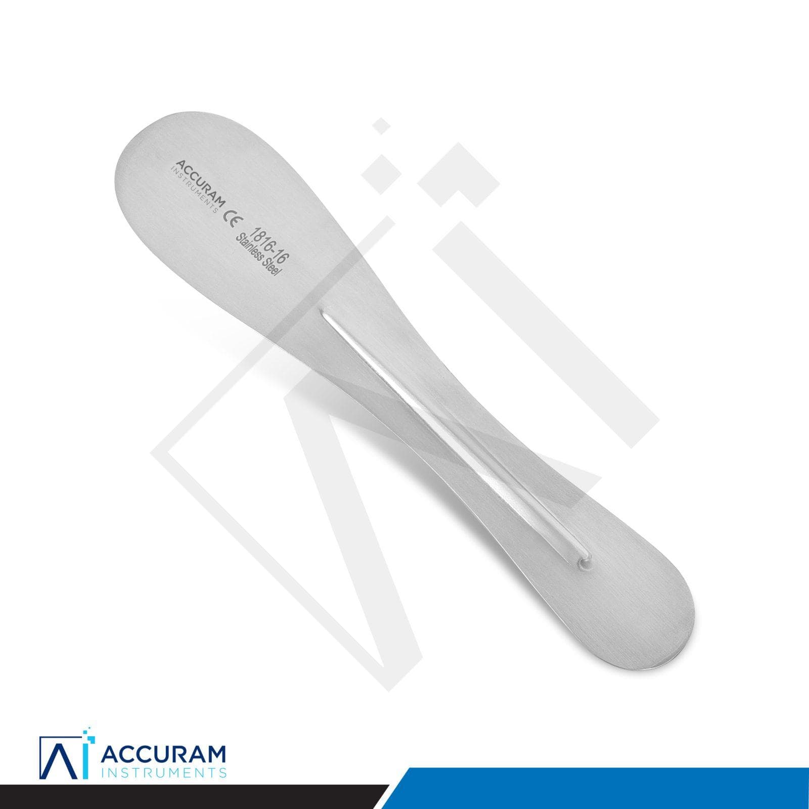 Plaster & Cement Spatula, Rigid — 17 cm, One-Piece Stainless Steel