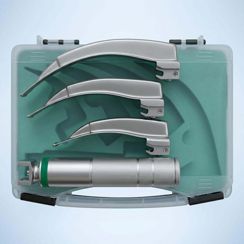 FIBER OPTIC LYRYNGOSCOPE SET