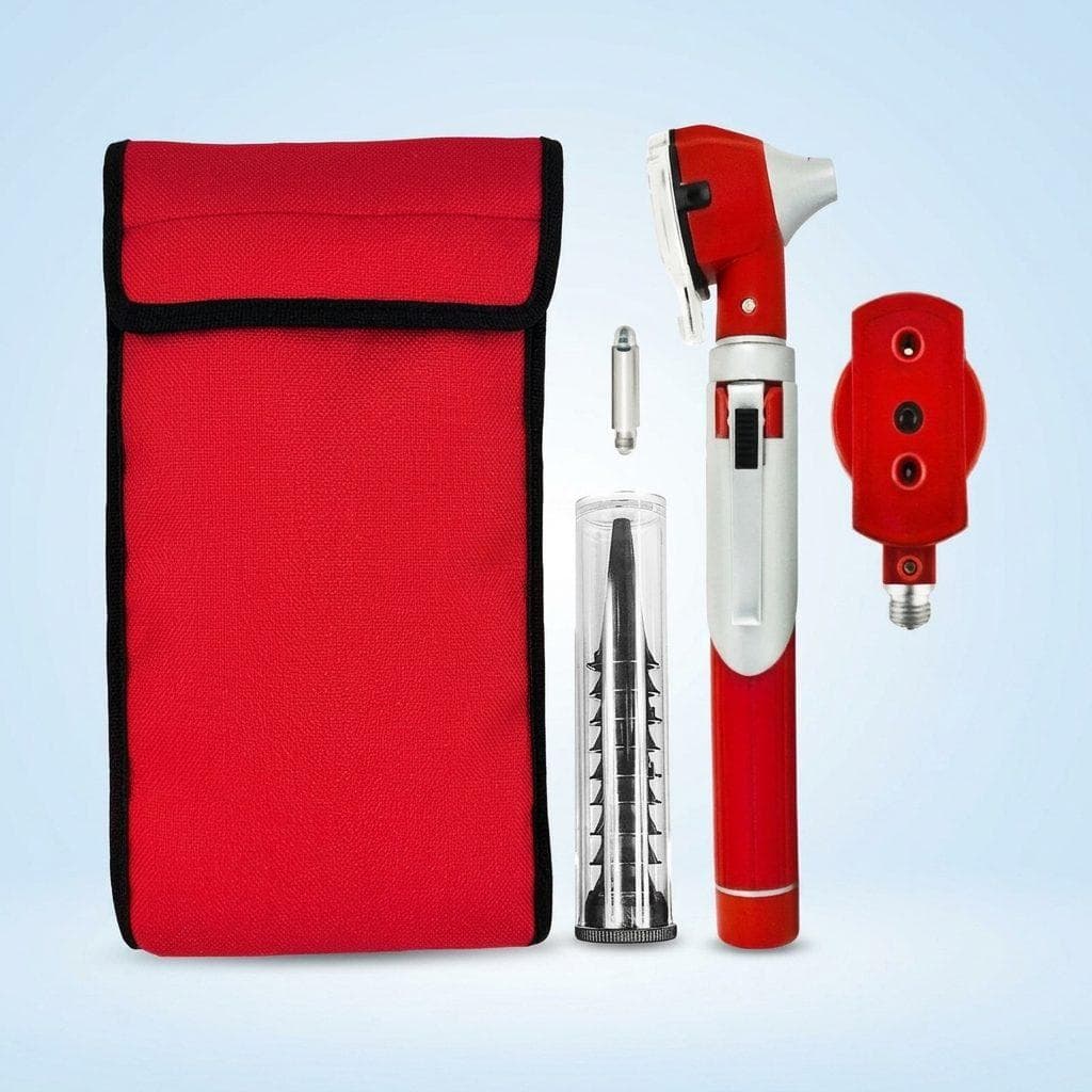 MINI FIBER OPTIC OTOSCOPE & OPTHALMOSCOPE SET