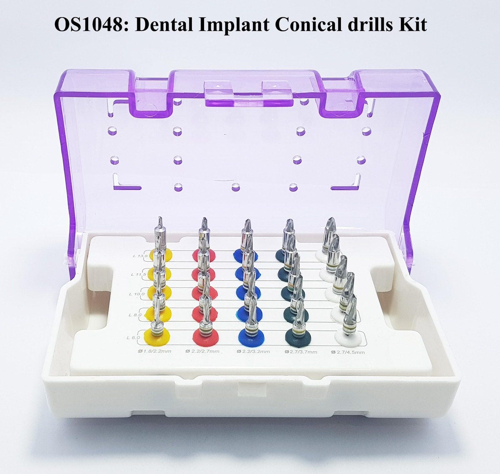 Dental Implant Conical Drills Kit