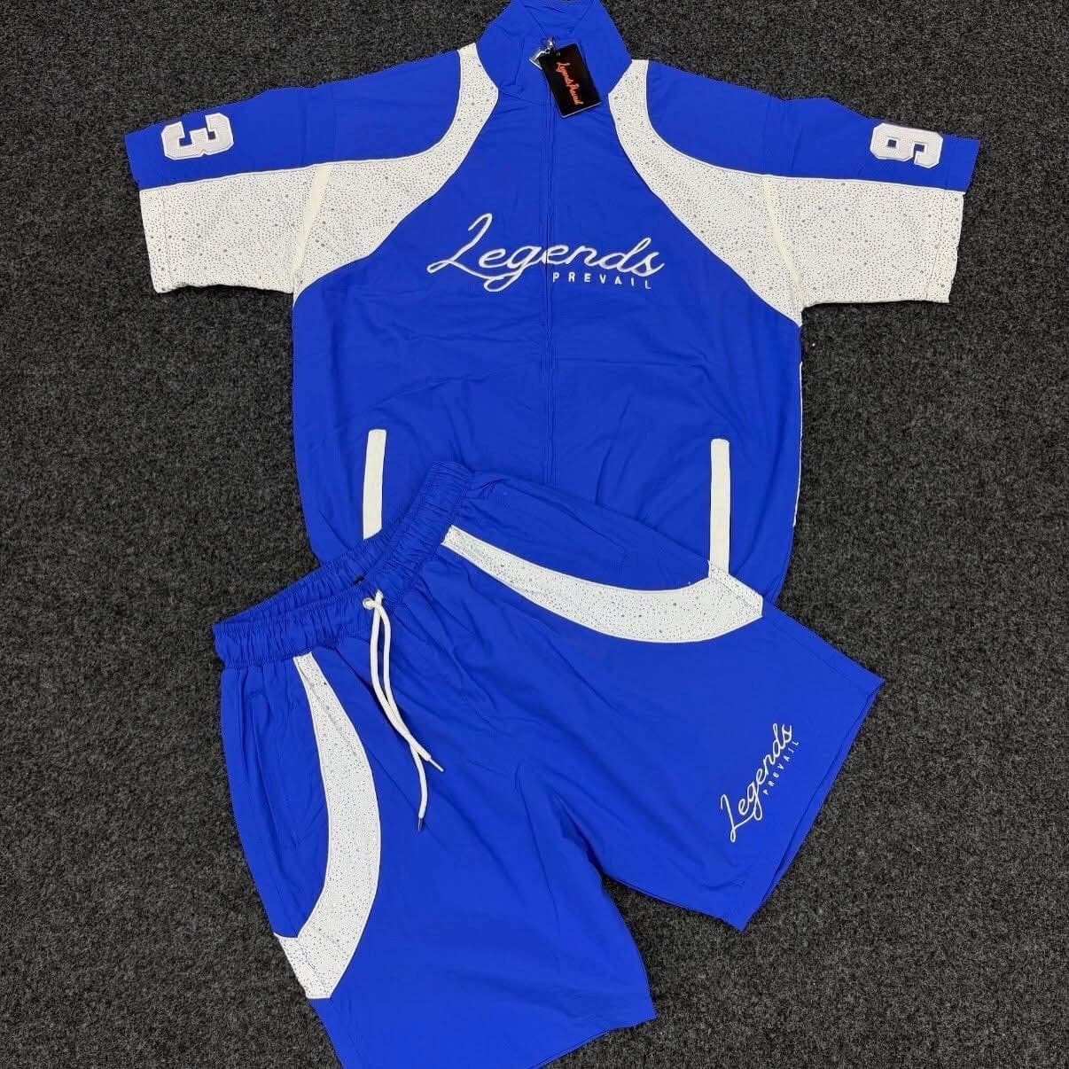 Custom Short-Sleeve Windbreaker & Shorts Set
